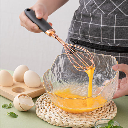 Juego de peladores de cocina con baño de cobre