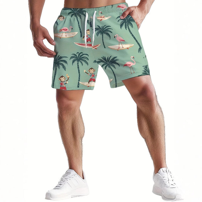 Pantalones cortos casuales para hombre transpirables