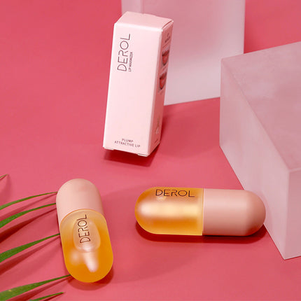 Aceite Voluminizador Labial Instantáneo Día y Noche Transparente Nutritivo Duradero Reparador Reduce Líneas Finas Cuidado Labial Cosmético de Belleza