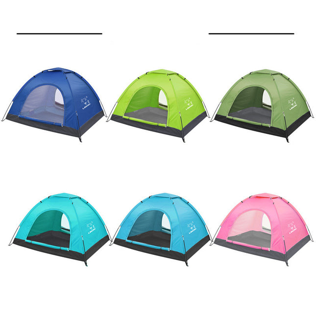 Tienda de campaña de una sola capa para camping al aire libre y playa