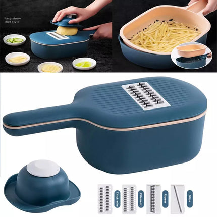 Cortador de verduras Accesorios de cocina Pelador de patatas y frutas Rallador de queso y zanahorias Cortador de verduras