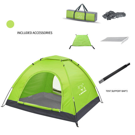 Tienda de campaña de una sola capa para camping al aire libre y playa
