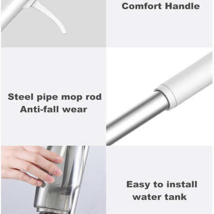 Fregona Xiaomi Deerma pulverizadora de agua, limpiador de suelos Mijia de fibra de carbono, fregona giratoria 360, depósito de 350 ml, depilación con fregona