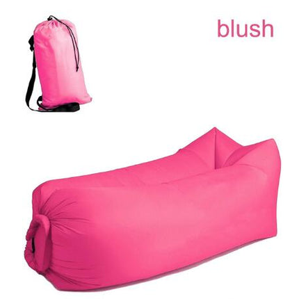 Sofá de aire para exterior, inflable rápido, tumbona, hamaca de playa, cama de aire plegable, saco de dormir, sofá perezoso, sofá de aire perezoso