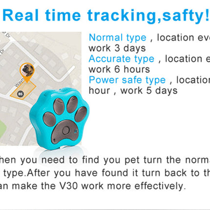 Dog Pet Collar Anti Loss Locator