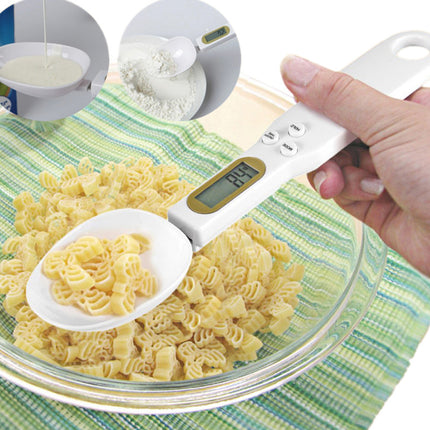 Báscula digital de cocina LCD Cuchara medidora electrónica de alimentos Cuchara medidora de café, té y azúcar en gramos Herramientas de cocina