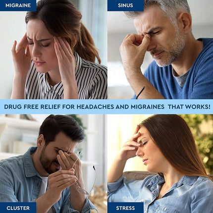 Gorro para Alivio de Migrañas, Terapia Fría, Productos para Alivio de Migrañas, Envoltura Cómoda para la Cabeza, Mascarilla Ocular de Compresas Frías para Ojos Hinchados
