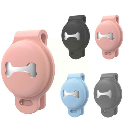 Funda protectora de silicona antipérdida para localizador/rastreador de mascotas