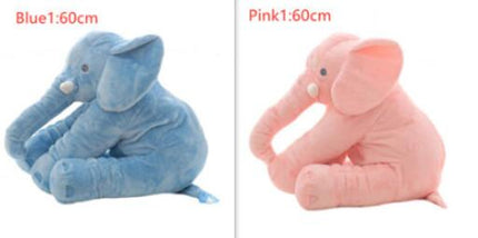 Almohada elefante de peluche para bebé, cómoda para dormir