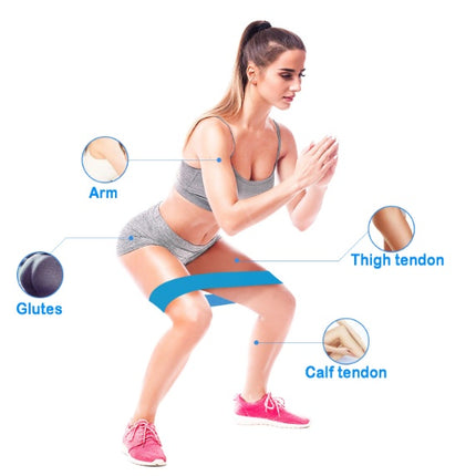 Bandas de resistencia Sellado Elástico Glúteos Deporte Culturismo Banda de goma para Fitness Gimnasio Ligas Equipo deportivo Mini Yoga