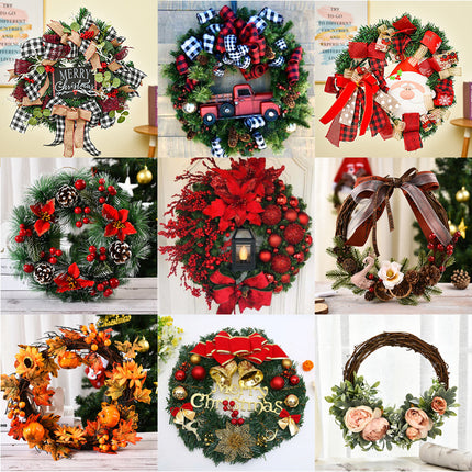 Guirnalda de Navidad Decoración de Ventanas Adornos Navideños