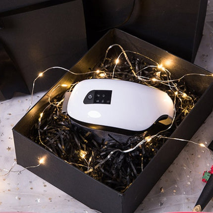 Masajeador de ojos con música Bluetooth, compresa caliente a presión de aire, ojeras, cuidado de los ojos