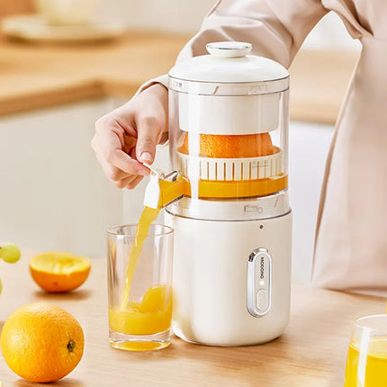 Exprimidor eléctrico inalámbrico multifuncional de acero para naranjas y limones, licuadora portátil USB mini para frutas, exprimidor a presión de cocina