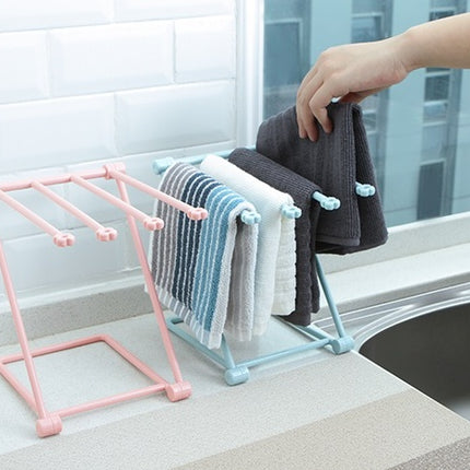 Estante Plegable para Paños de Cocina Organizador de Accesorios de Cocina