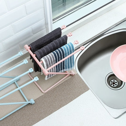 Estante Plegable para Paños de Cocina Organizador de Accesorios de Cocina