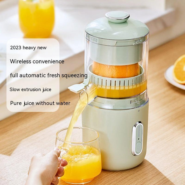 Exprimidor eléctrico inalámbrico multifuncional de acero para naranjas y limones, licuadora portátil USB mini para frutas, exprimidor a presión de cocina