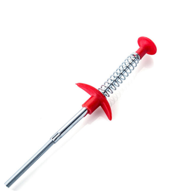 60CM Desatascador de tuberías de alcantarillado con resorte, herramienta de dragado, limpiador de pelo doméstico, desatascador de desagües, herramientas de limpieza para fregadero de cocina, utensilios de cocina