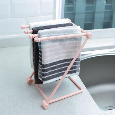 Estante Plegable para Paños de Cocina Organizador de Accesorios de Cocina
