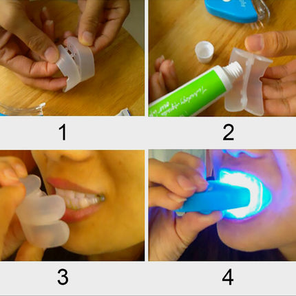 Gel oral Dientes Blanqueamiento dental Blanqueador dental LED