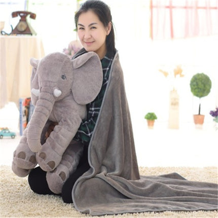 Almohada elefante de peluche para bebé, cómoda para dormir