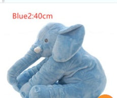 Almohada elefante de peluche para bebé, cómoda para dormir