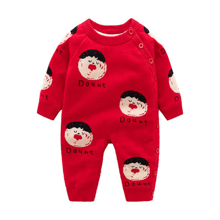 Ropa de bebé recién nacido, ropa de gateo para bebé, arnés grueso para bebé.