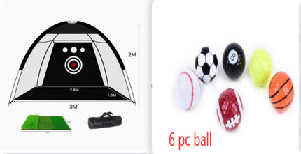 Red de práctica de golf Carpa Jaula de golpeo de golf Tienda de práctica para jardín o césped Equipo de entrenamiento de golf Malla para exteriores
