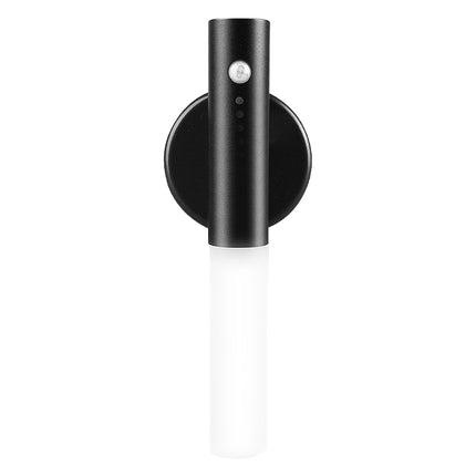 Luz nocturna LED USB magnética de madera inalámbrica para pasillos, porche, sensor de movimiento PIR, lámpara de pared, lámpara de armario