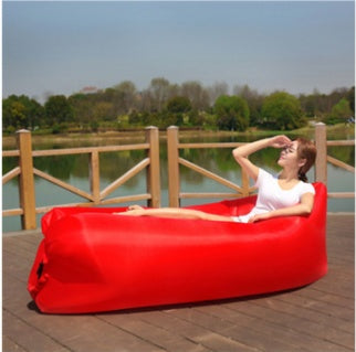 Sofá de aire para exterior, inflable rápido, tumbona, hamaca de playa, cama de aire plegable, saco de dormir, sofá perezoso, sofá de aire perezoso