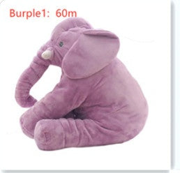Almohada elefante de peluche para bebé, cómoda para dormir