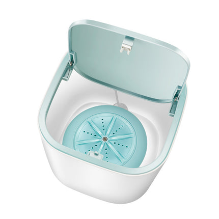Cubo de lavado pequeño para el hogar, minilavadora de mesa turbo, lavadora de ropa interior y calcetines para dormitorios estudiantiles