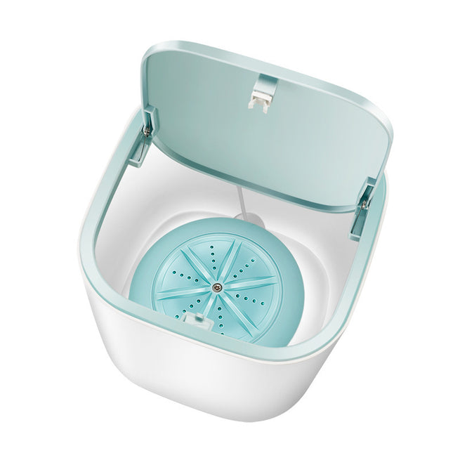 Cubo de lavado pequeño para el hogar, minilavadora de mesa turbo, lavadora de ropa interior y calcetines para dormitorios estudiantiles