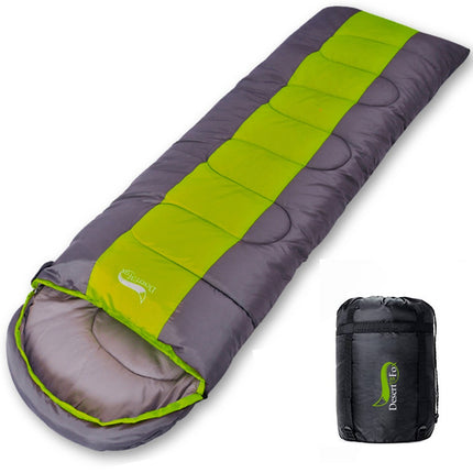 Saco de dormir de camping, ligero, cálido y frío, tipo sobre, para mochileros, viajes al aire libre y senderismo