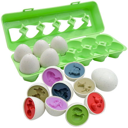 Juguete educativo de aprendizaje para bebés, juguete de huevo inteligente, juegos de clasificación de formas, juguetes de huevos Montessori para niños