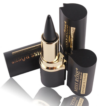 Delineador de ojos líquido negro resistente al agua, lápiz delineador de ojos en gel, maquillaje de belleza, cosmético, pestañas, herramienta de maquillaje para ojos, resistente al agua