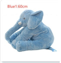 Almohada elefante de peluche para bebé, cómoda para dormir