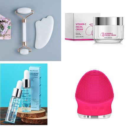 Sérum Facial de Ácido Hialurónico Antienvejecimiento Reductor de Poros Blanqueador Crema Hidratante Facial Cuidado Piel Seca
