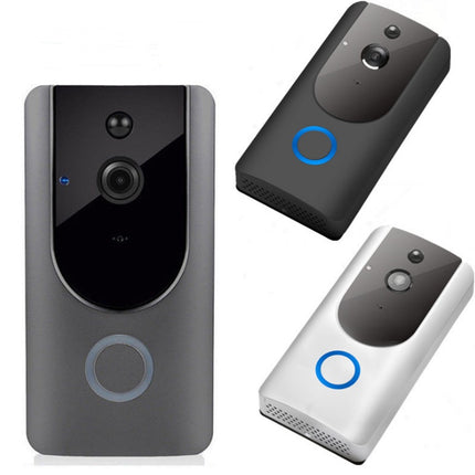 Cámara de timbre de video WiFi inteligente, intercomunicador visual con timbre, visión nocturna, timbre IP, cámara de seguridad inalámbrica