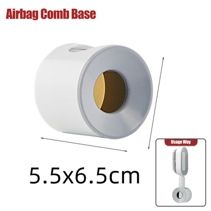 Cepillo de pelo autolimpiable para mujer, limpieza con una tecla, masaje de airbag anticaída, peine para el cuero cabelludo, cepillo antiestático.
