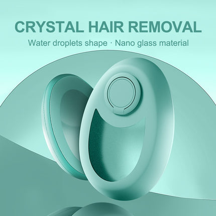 CJEER Depiladora de cristal mejorada, borrador mágico de pelo de cristal para mujeres y hombres, herramienta exfoliante física, herramienta indolora para depilación de piernas, espalda y brazos