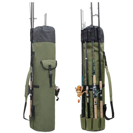 Cilindro Exterior Bolsa de Pesca Multifuncional Bolsa de Caña de Pescar Bolsa de Almacenamiento de Equipo de Pesca de Mar