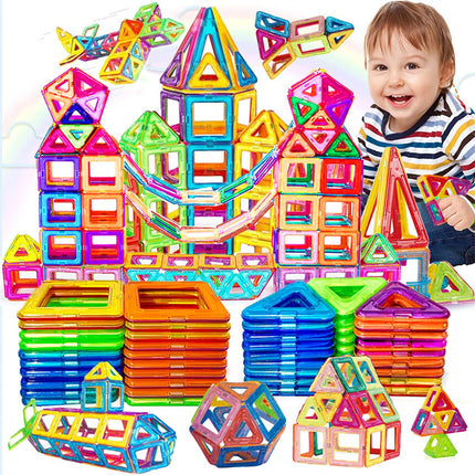 Bloques de construcción magnéticos DIY Juguetes magnéticos para niños Juego de construcción de diseñador Regalos para niños Juguetes