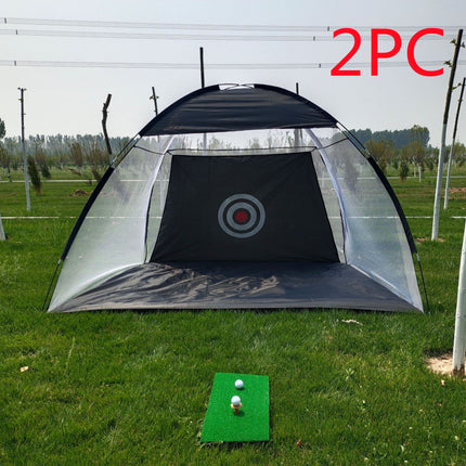 Red de práctica de golf Carpa Jaula de golpeo de golf Tienda de práctica para jardín o césped Equipo de entrenamiento de golf Malla para exteriores