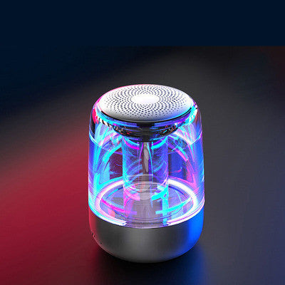 Parlantes Portátiles Bluetooth Columna Altavoz Inalámbrico Bluetooth Potente Bajo Radio con Luz LED de Color Variable