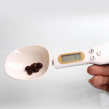 Báscula digital de cocina LCD Cuchara medidora electrónica de alimentos Cuchara medidora de café, té y azúcar en gramos Herramientas de cocina