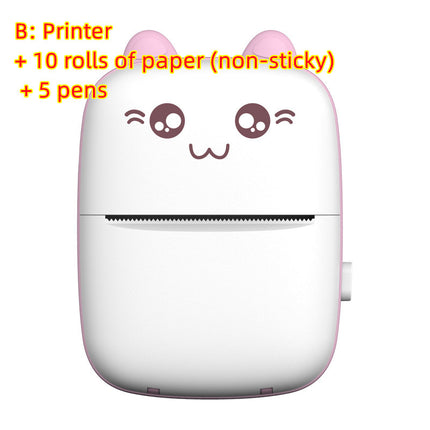 Mini impresora portátil Mini Bluetooth WiFi Nueva impresora incorrecta Teléfono móvil Foto Título Nota Impresión caliente Bolsillo Estudiante Error Etiqueta Impresora