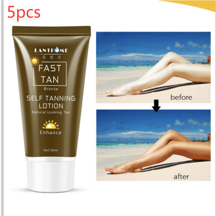 Loción corporal bronceadora