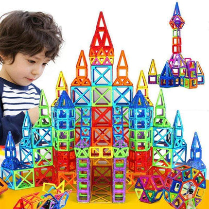 Bloques de construcción magnéticos DIY Juguetes magnéticos para niños Juego de construcción de diseñador Regalos para niños Juguetes