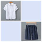 Conjunto blanco y azul / 2XL