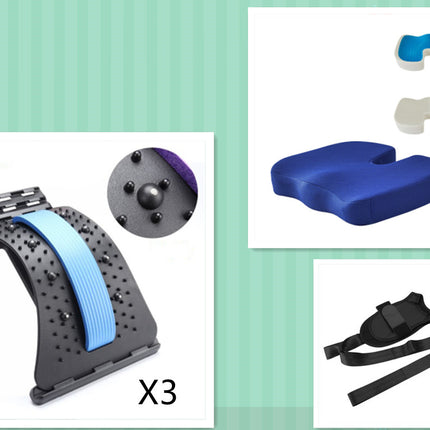 Tractor Lumbar Terapia de Tracción de Cintura Ortesis Lumbar Disco Intervertebral Lumbar Protuberante Alivio del Dolor de Espalda